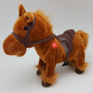 Музыкальная танцующая лошадь-каурка