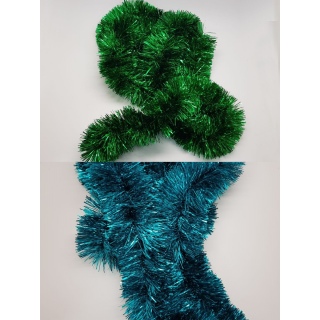 Набор мишуры из 2 шт. (зеленая и бирюзовая)